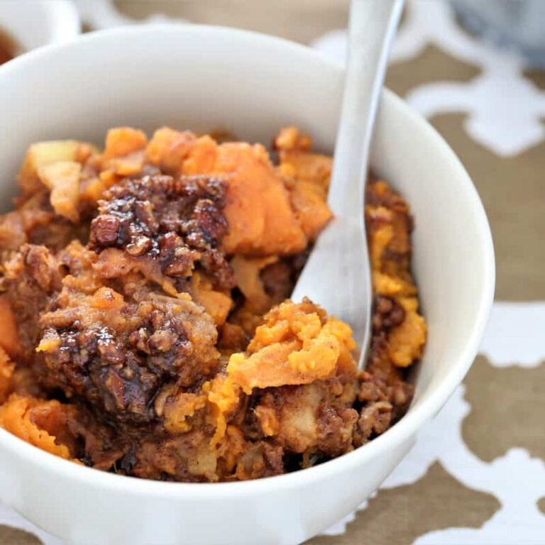 Sweet Potato Apple Crisp Instant Pot
