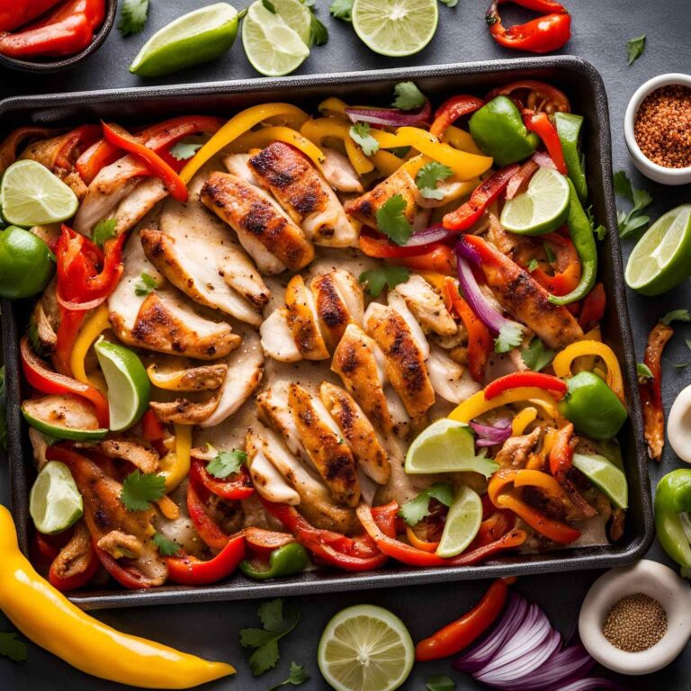 Sheet Pan Chicken Fajitas